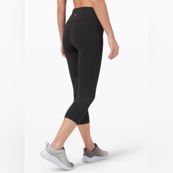Lululemon Pace Rival High-Rise Crop 22" Black Leggings - Picture 2 of 16